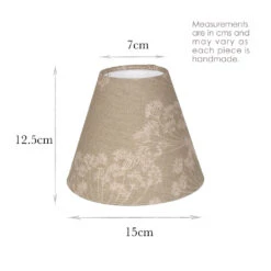 Candle Shade In Soft Green Cow Parsley -Home Decor Shop 10CAN15CPGN 13