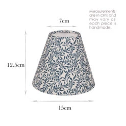 Candle Shade In Indigo Spring Leaf -Home Decor Shop 10CAN15SLIN 13