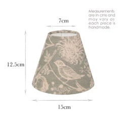 Candle Shade In Duck Egg Woodland -Home Decor Shop 10CAN15WODE 13