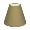 Candle Shade In Dull Gold Faux Silk -Home Decor Shop 10can15FSDG 11