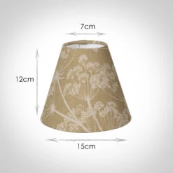 Candle Shade In Soft Gold Cow Parsley -Home Decor Shop 10can15cpgo 13