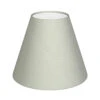 Candle Shade In Soft Grey Faux Silk -Home Decor Shop 10can15fssg 11