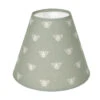Candle Shade In Country Green Honey Bees