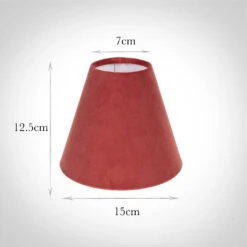 Candle Shade In Burnt Orange Hunstanton Velvet -Home Decor Shop 10can15hubo 13