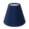 Candle Shade In Navy Blue Hunstanton Velvet