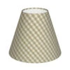Candle Shade In Natural Gingham -Home Decor Shop 10can15lgna 11