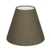 Candle Shade In Bronze Brown Silk