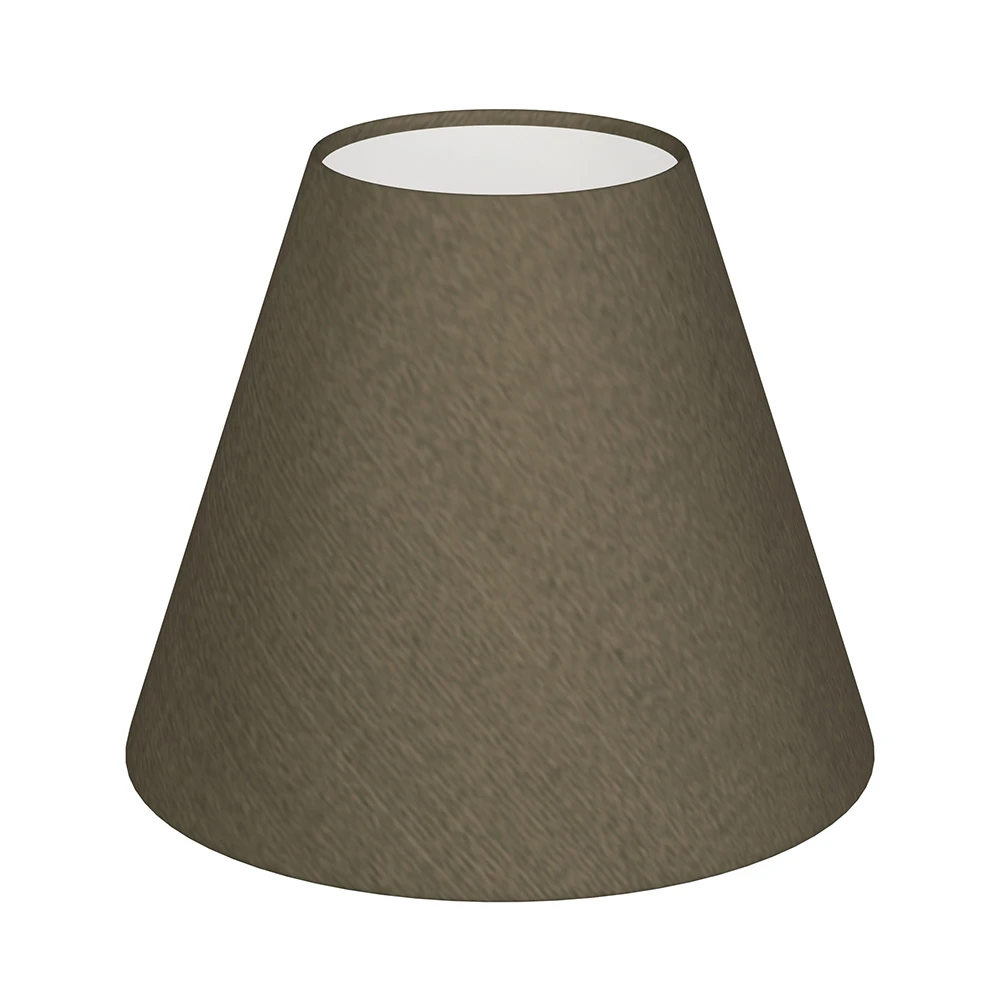 Candle Shade In Bronze Brown Silk 3 Candle Shade In Bronze Brown Silk