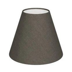 Candle Shade In Mouse Waterford Linen