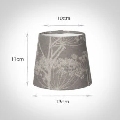 French Drum Candle Shade Soft Grey Cow Parsley 7 French Drum Candle Shade Soft Grey Cow Parsley -Home Decor Shop 10canfd13cpsg 13