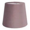 French Drum Candle Shade In Dusky Pink Hunstanton Velvet -Home Decor Shop 10canfd13hudp 11