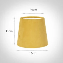 French Drum Candle Shade In Saffron Hunstanton Velvet -Home Decor Shop 10canfd13husa 13