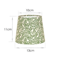 French Drum Candle Shade In Rich Green Spring Leaf -Home Decor Shop 10canfd13slrg 13