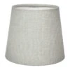 French Drum Candle Shade In Soft Grey Waterford Linen
