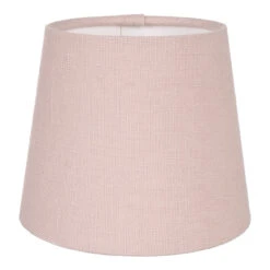 French Drum Candle Shade In Vintage Pink Waterford Linen