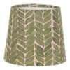 French Drum Candle Shade In Rich Green Watercolour Leaf -Home Decor Shop 10canfd13wlrg 11