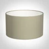 35cm Wide Cylinder Shade In Pale Smoke Satin -Home Decor Shop 10cw35saps 11