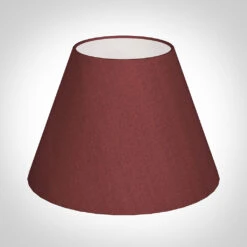 25cm Empire Shade In Antique Red Silk