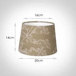 20cm Medium French Drum In Soft Gold Cow Parsley -Home Decor Shop 10fdm20cpgo 13