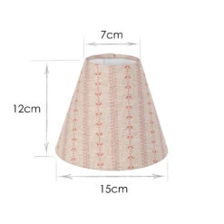 Candle Shade In Coral Cottage Stripe -Home Decor Shop 20CAN15CSCO 13