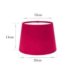 20cm Medium French Drum In Raspberry Hunstanton Velvet -Home Decor Shop 20fdm20hurb 13