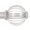 Fluted Glass Ball Finial For 20mm Pole In Clay -Home Decor Shop 4010cl 11