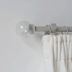 Glass Finial For 20mm Pole In Clay 7 Glass Finial For 20mm Pole In Clay -Home Decor Shop 451cl 12