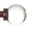 Glass Finial For 20mm Pole In Polished -Home Decor Shop 451po 1