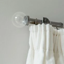 Glass Finial For 20mm Pole In Polished -Home Decor Shop 451po 12