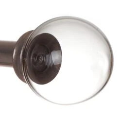 Glass Finial For 20mm Pole In Polished -Home Decor Shop 451po 2