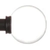 25mm Glass Finial In Matt Black -Home Decor Shop 452mb 11