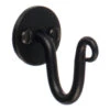 Hatton Holdback Hook In Matt Black -Home Decor Shop 5009mb 11
