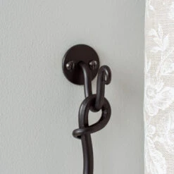 Hatton Holdback Hook In Matt Black 12 Hatton Holdback Hook In Matt Black -Home Decor Shop 5009mb 30