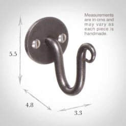 Hatton Holdback Hook In Polished -Home Decor Shop 5009po 13