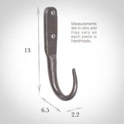 13cm Barn Wall Hook In Polished -Home Decor Shop 527po 13