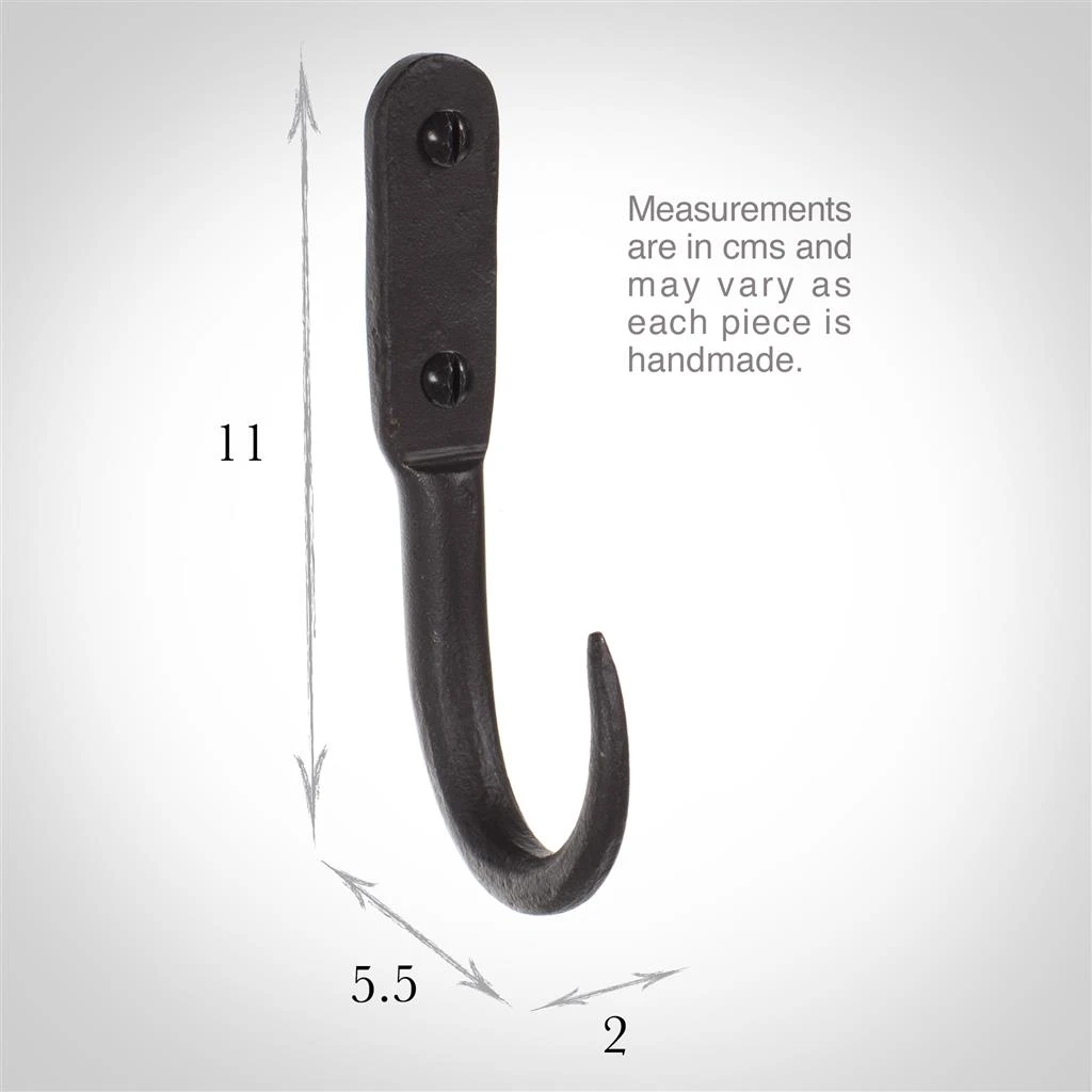 11cm Barn Wall Hook In Beeswax 4 11cm Barn Wall Hook In Beeswax - Image 2