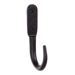 11cm Barn Wall Hook In Matt Black