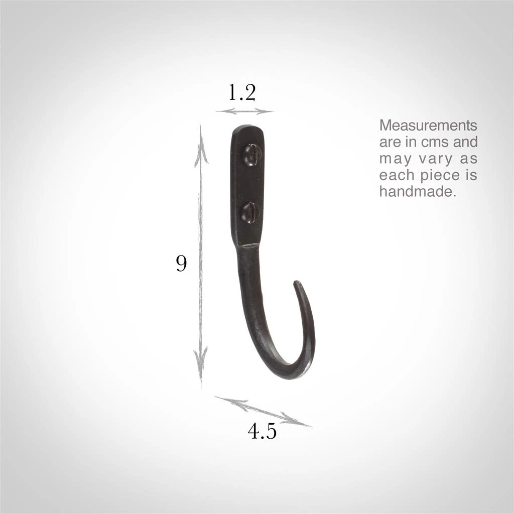 9cm Barn Wall Hook In Beeswax 4 9cm Barn Wall Hook In Beeswax - Image 2