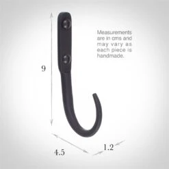 9cm Barn Wall Hook In Matt Black 10 9cm Barn Wall Hook In Matt Black -Home Decor Shop 530mb 13