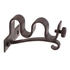 12/12mm Double Pole Centre Bracket In Beeswax -Home Decor Shop 6001bw 20