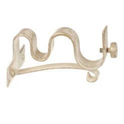 20/12mm Double Pole Centre Bracket In Old Ivory 9 20/12mm Double Pole Centre Bracket In Old Ivory -Home Decor Shop 6002oi 20