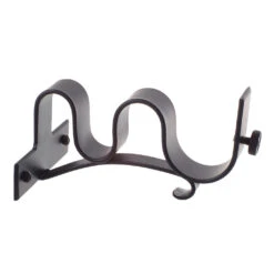 38/20mm Double Pole Centre Bracket In Matt Black 10 38/20mm Double Pole Centre Bracket In Matt Black -Home Decor Shop 6004mb 20