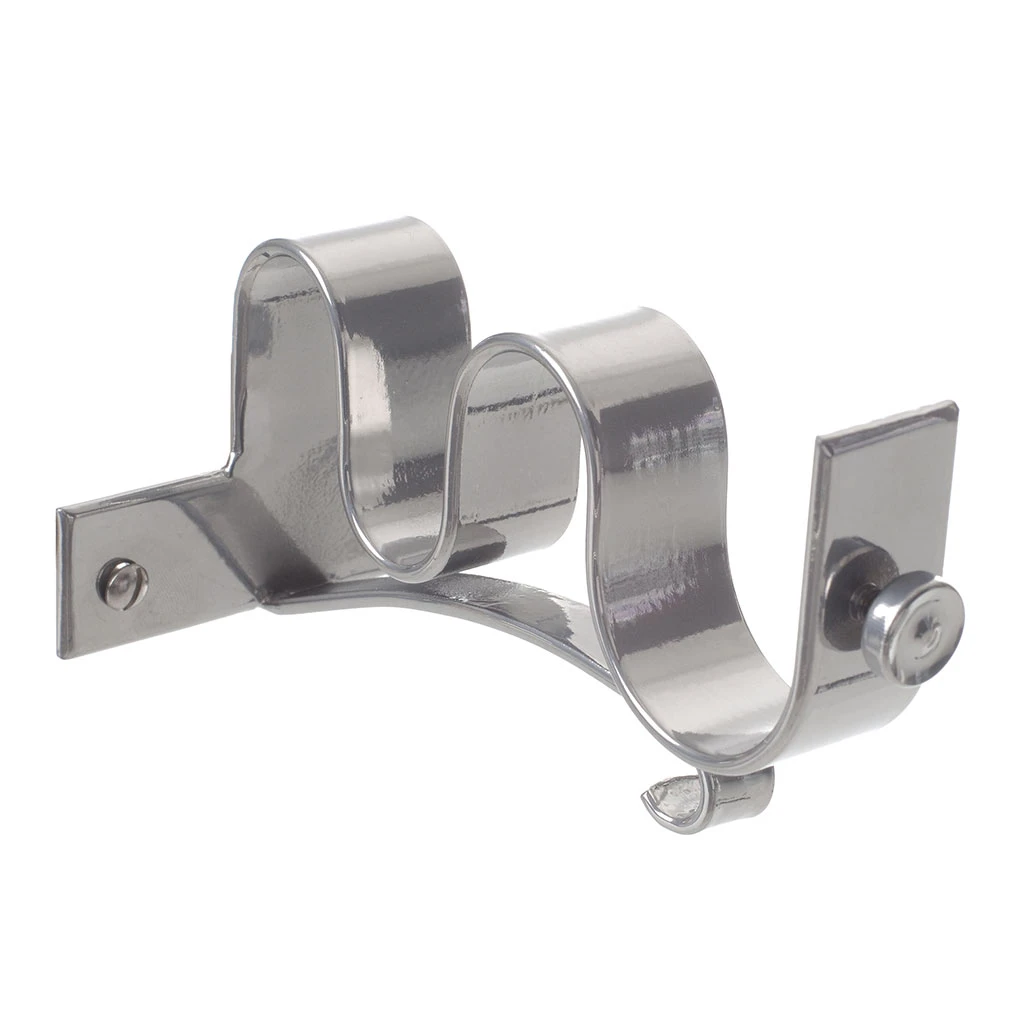 38/20mm Double Pole Centre Bracket In Mercury 3 38/20mm Double Pole Centre Bracket In Mercury