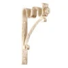 12/12mm Double Pole Standard Bracket In Old Ivory -Home Decor Shop 6005oi 11