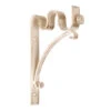 20/12mm Double Pole Standard Bracket In Old Ivory -Home Decor Shop 6006oi 11