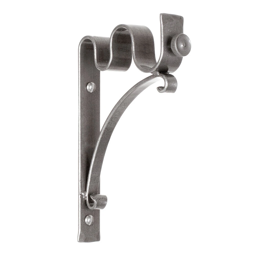 20/12mm Double Pole Standard Bracket In Polished 3 20/12mm Double Pole Standard Bracket In Polished
