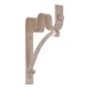 38/20mm Double Pole Standard Bracket In Old Ivory -Home Decor Shop 6008oi 1