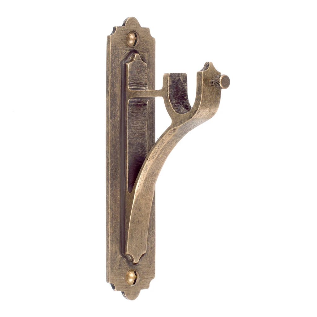 19mm Brett Standard Bracket In Antiqued Brass 3 19mm Brett Standard Bracket In Antiqued Brass