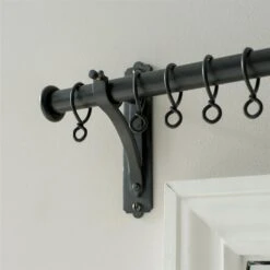 20mm Brett Standard Bracket In Matt Black -Home Decor Shop 6009mb 12