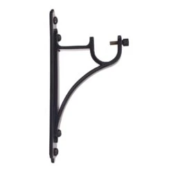 20mm Brett Standard Bracket In Matt Black -Home Decor Shop 6009mb 20